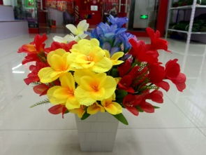 劍蘭仿真花套裝 田園裝飾的藝術(shù)與義烏市場的商機